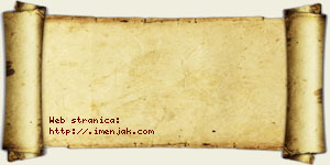 Jovana Bojanović vizit kartica